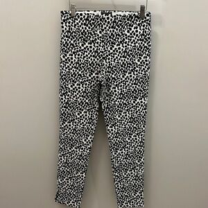 J’envie NY Pants Textured Leggings Leopard Animal Print Size 4